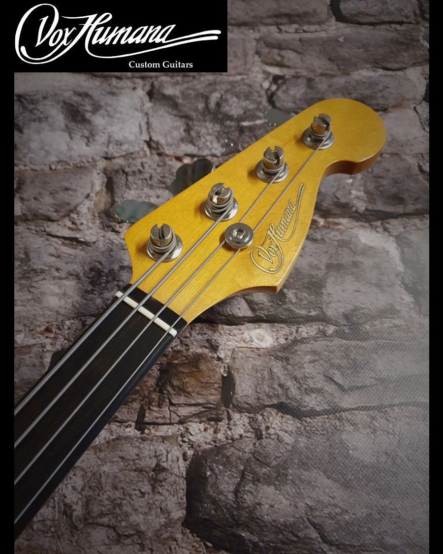 Vox Humana JB-Custom Thinline Bass Fretless aged sunburst