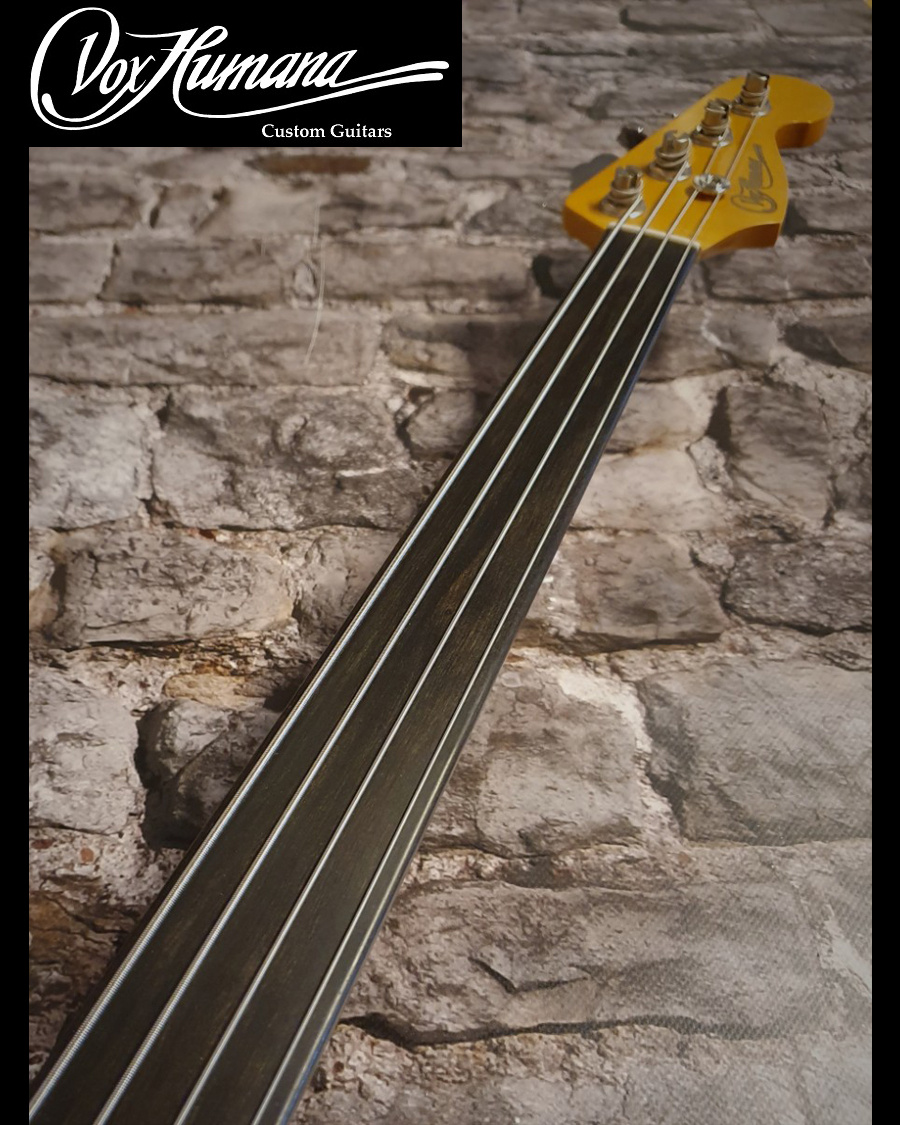 Vox Humana JB-Custom Thinline Bass Fretless aged sunburst
