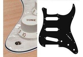 Boston ST-413-PW Strat pickguard pearl white