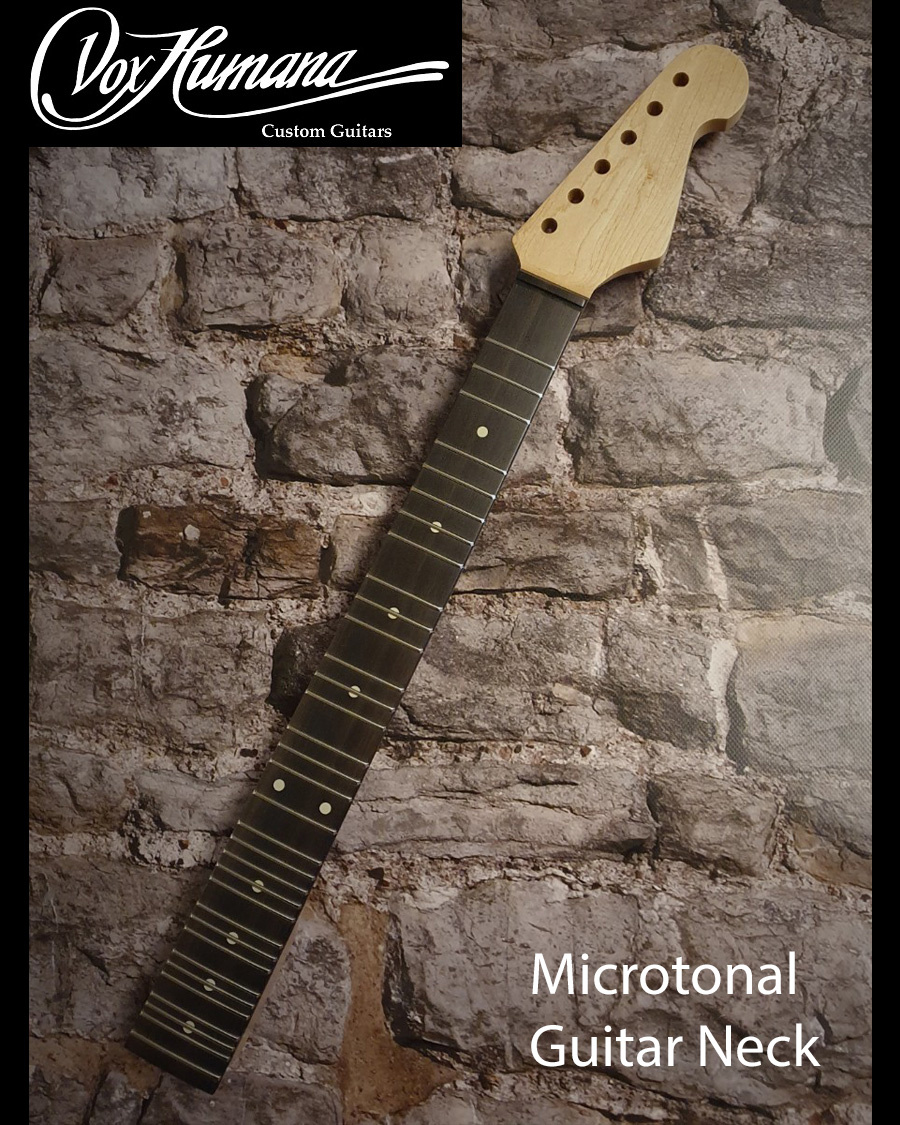 Vox Humana CarbonTech Microtonal Guitar Neck Maple/Ebony