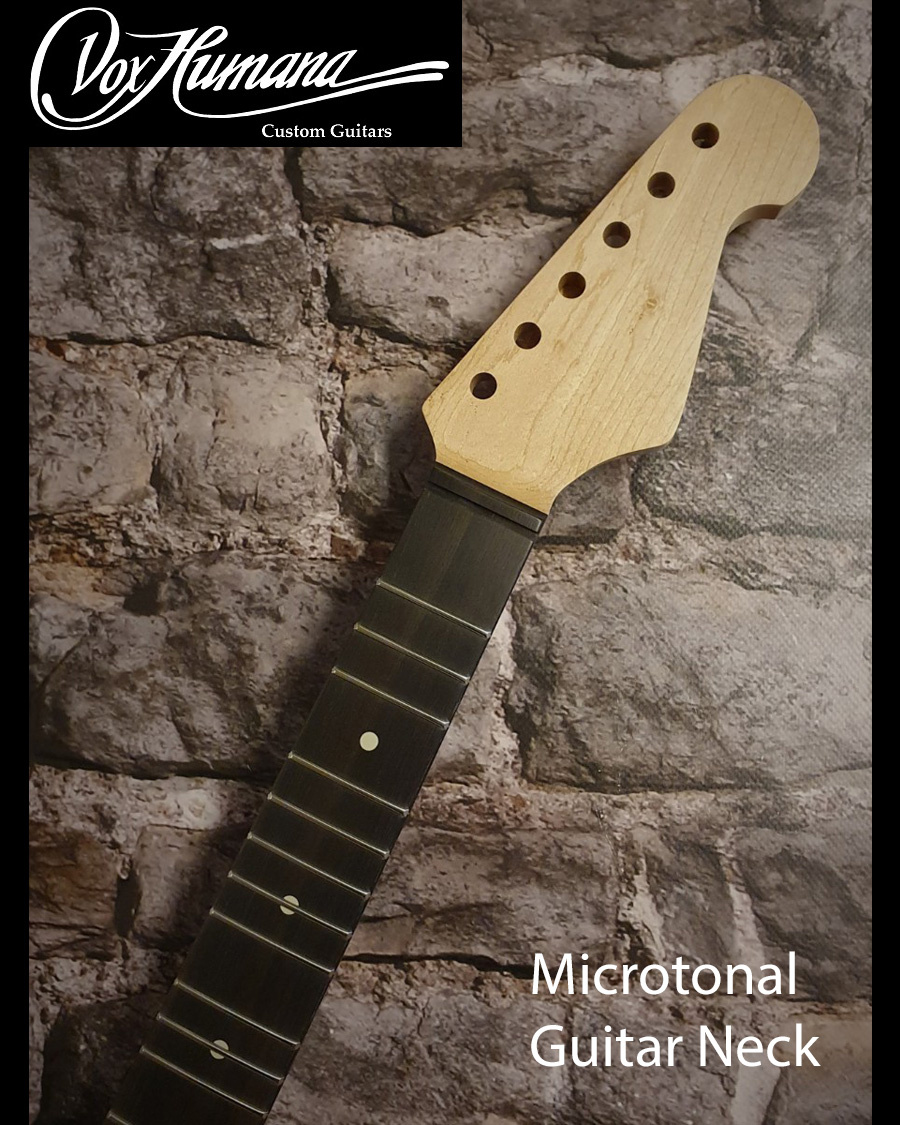 Vox Humana CarbonTech Microtonal Guitar Neck Maple/Ebony
