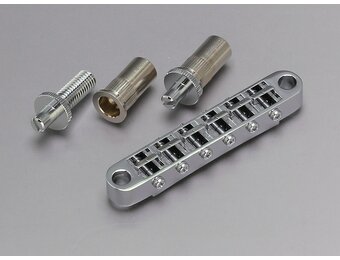 Gotoh GE103BT Tune-O-Matic bridge chrome, 6mm studs