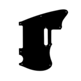WD Paranormal Telecaster Pickguard black 3ply