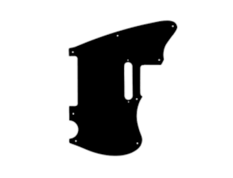 WD Paranormal Telecaster slagplaat black 3ply