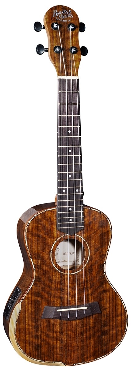 Barnes & Mullins BMUK5CE Concert Ukulele Walnut - Electric