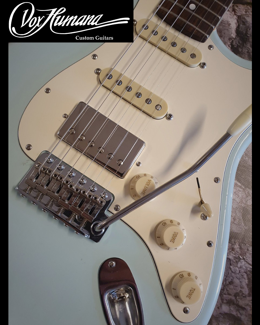 Vox Humana ST-HSS Relic Custom Guitar Sonic Blue