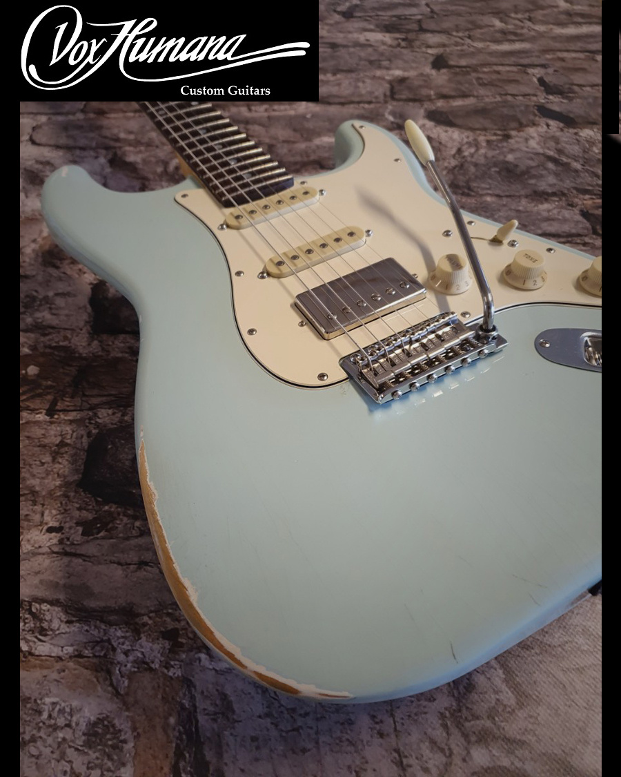 Vox Humana ST-HSS Relic Custom Guitar Sonic Blue