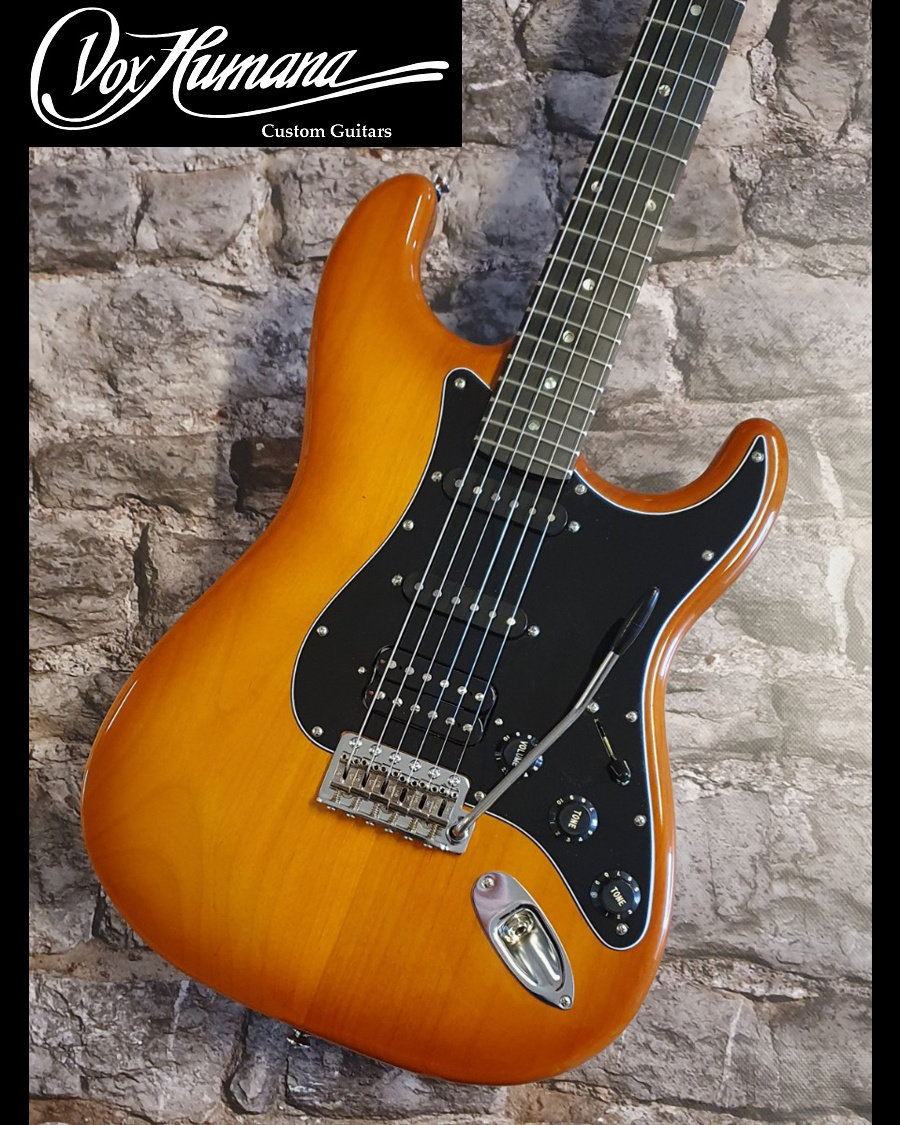 Vox Humana ST-HSS Custom Guitar Amberburst