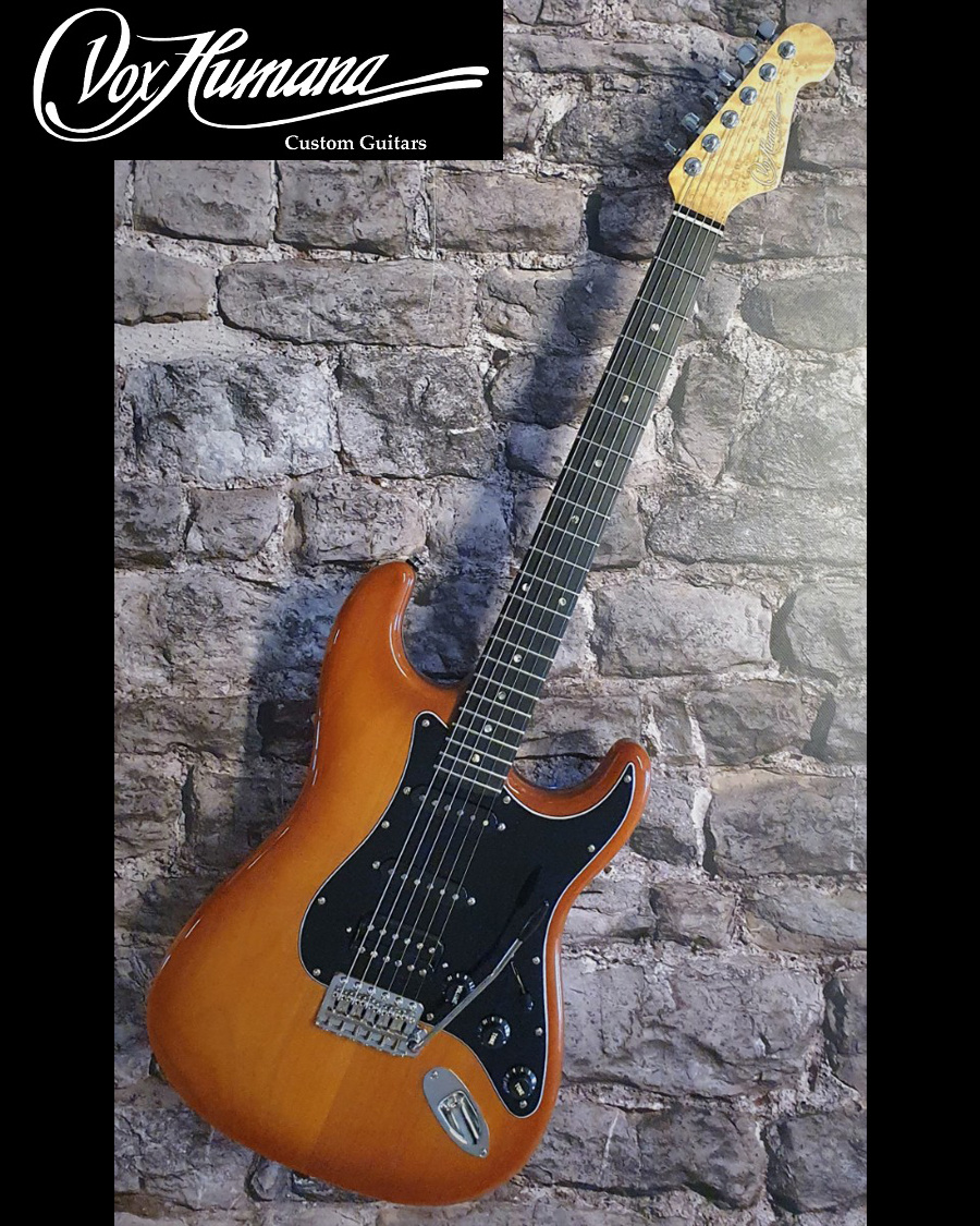 Vox Humana ST-HSS Custom Guitar Amberburst