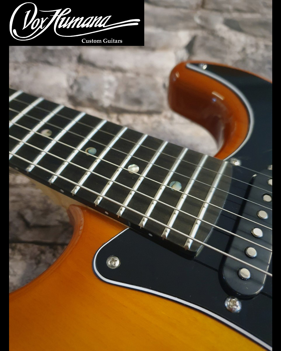 Vox Humana ST-HSS Custom Guitar Amberburst