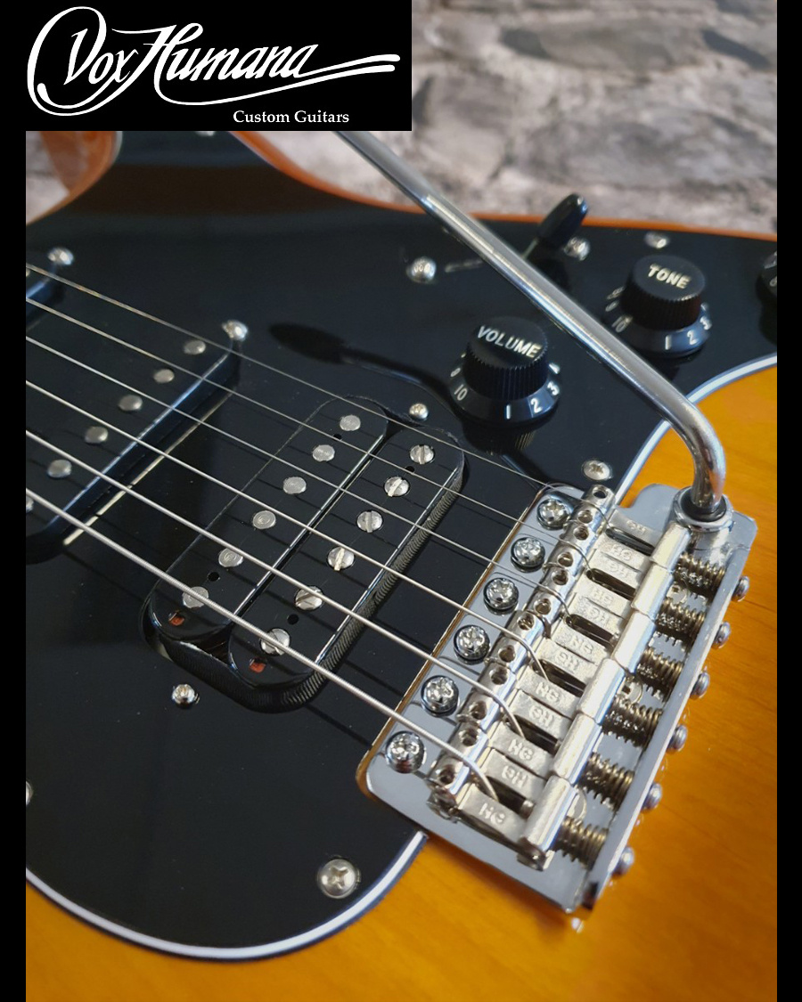 Vox Humana ST-HSS Custom Guitar Amberburst