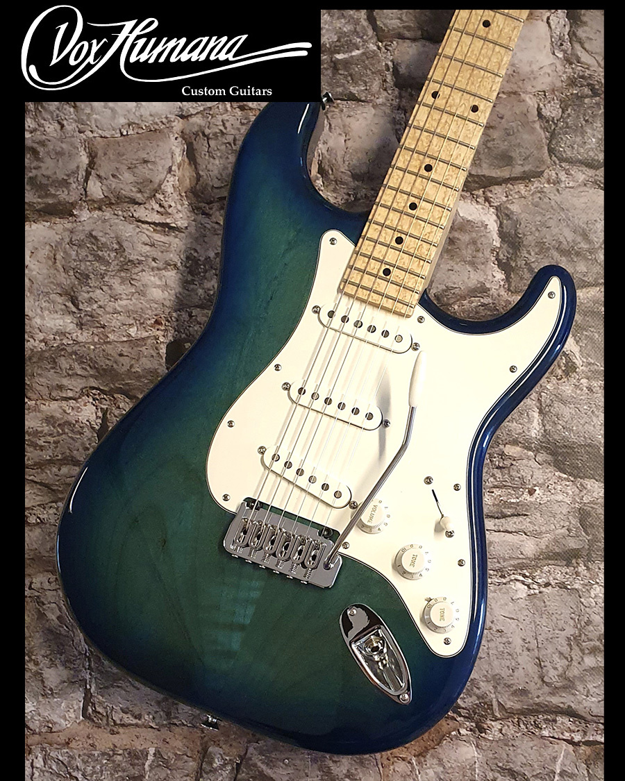 Vox Humana ST-Custom Guitar Ocean Blue Burst