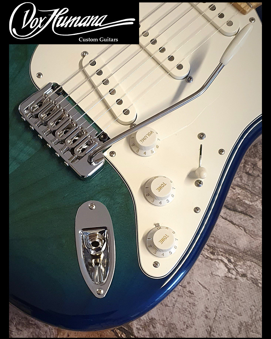 Vox Humana ST-Custom Guitar Ocean Blue Burst