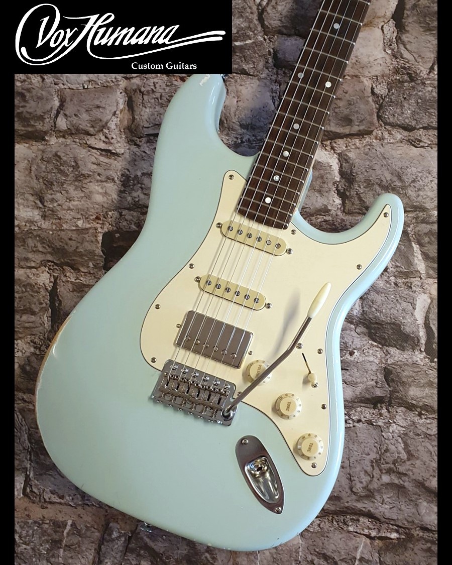 Vox Humana ST-HSS Relic Custom Guitar Sonic Blue