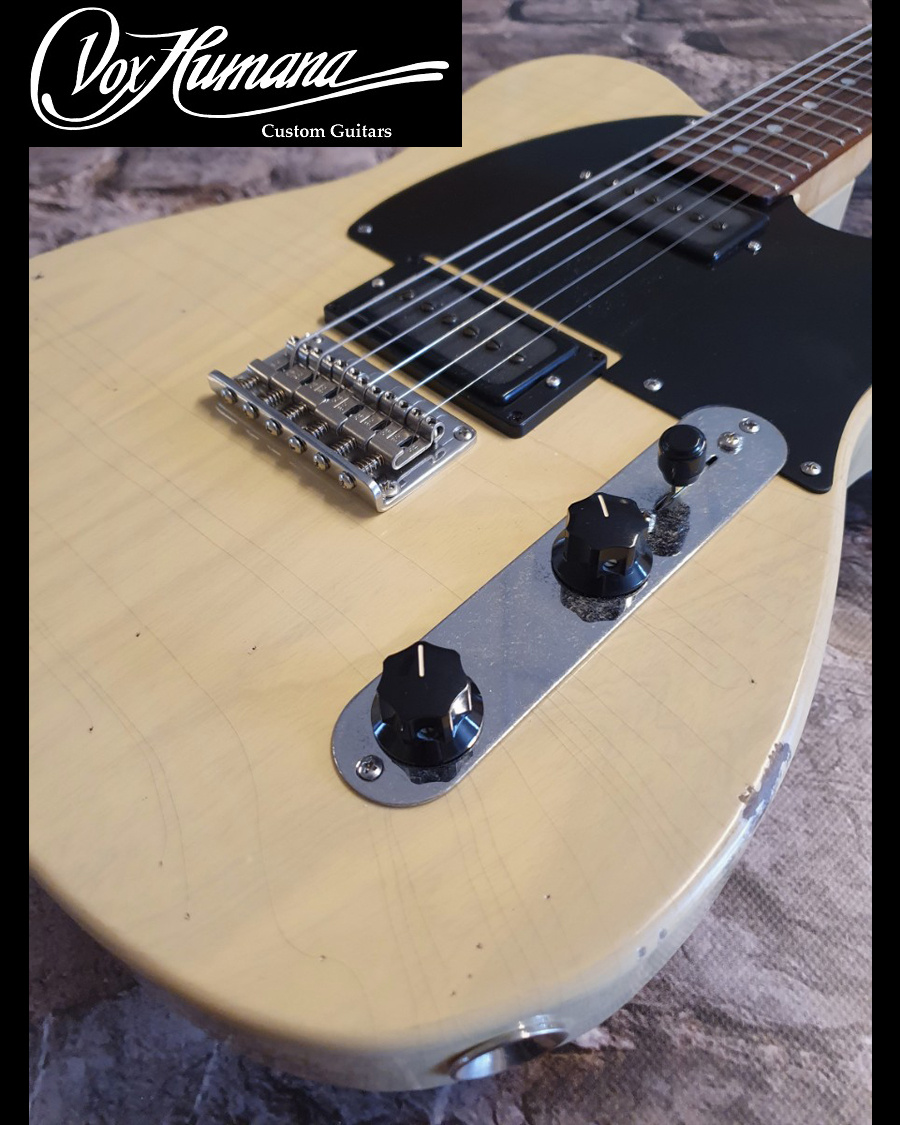 Vox Humana TE-Custom Relic P90's Butterscotch