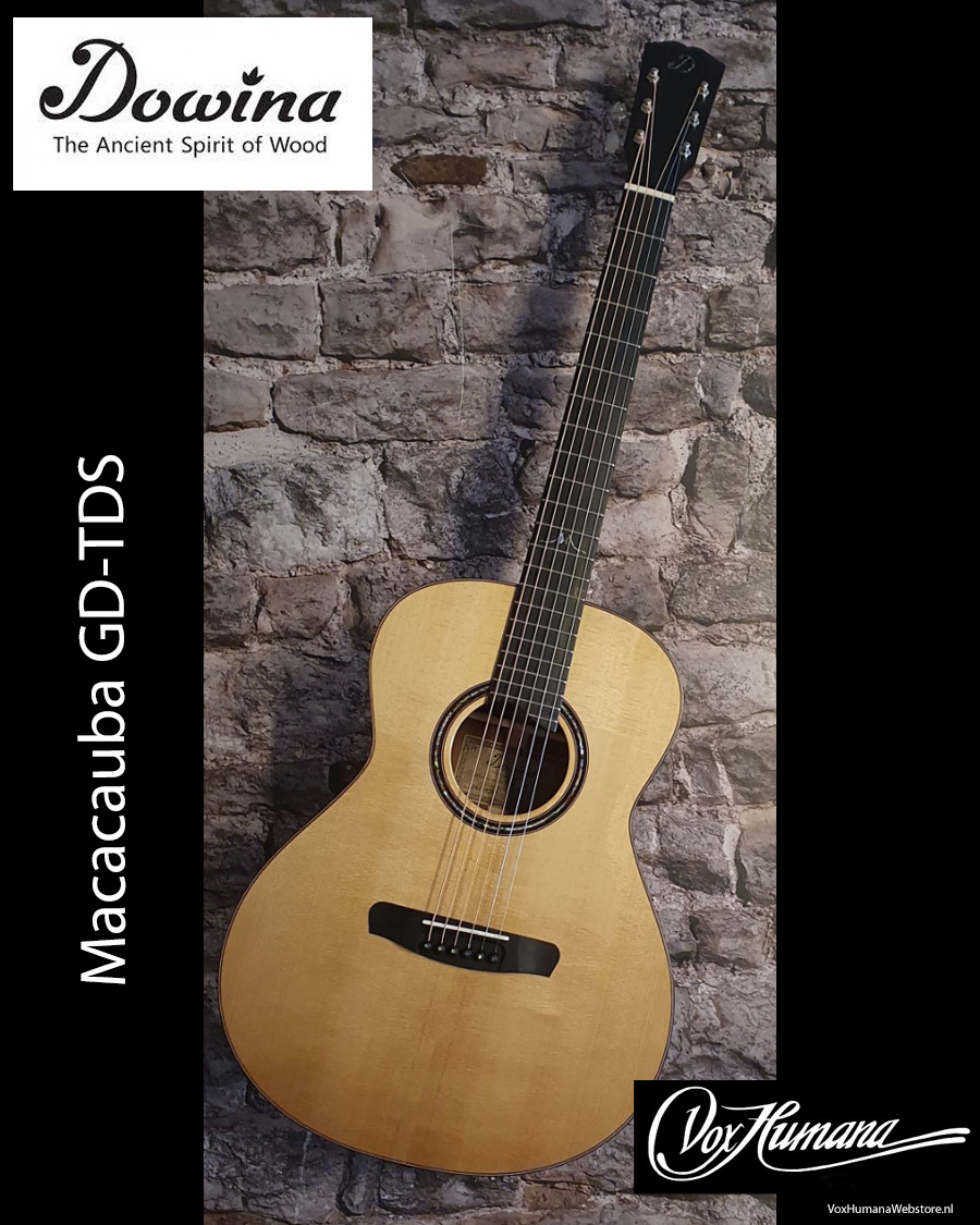 Dowina Acoustic Guitar Macacauba GD TDS (OM size)