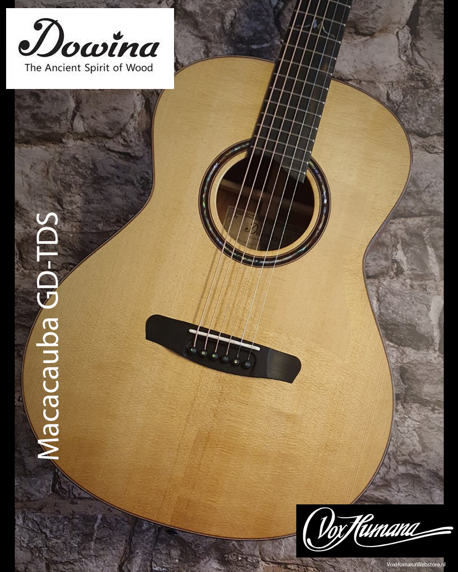 Dowina Acoustic Guitar Macacauba GD TDS (OM size)