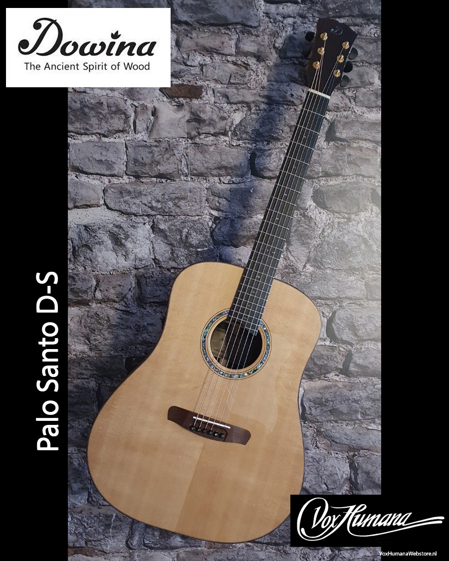 Dowina Master Series Palo Santo D-S Akoestische Gitaar met koffer