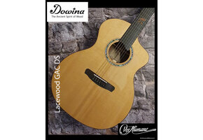 Dowina Lacewood GAC-TDS Acoustic Guitar with case
