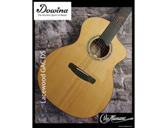 Dowina Lacewood GAC-TDS Acoustic Guitar with case