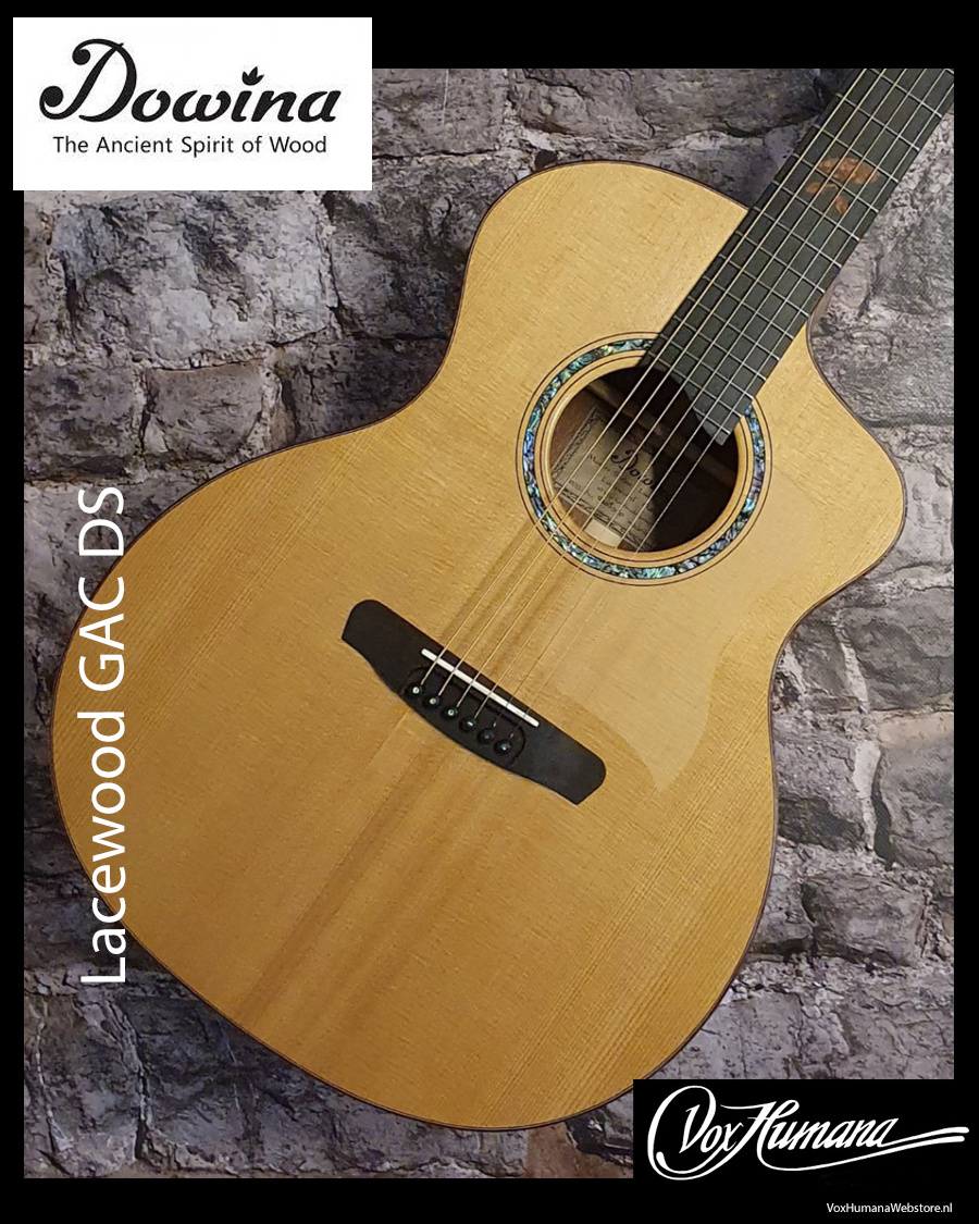 Dowina Lacewood GAC-TDS Acoustic Guitar with case