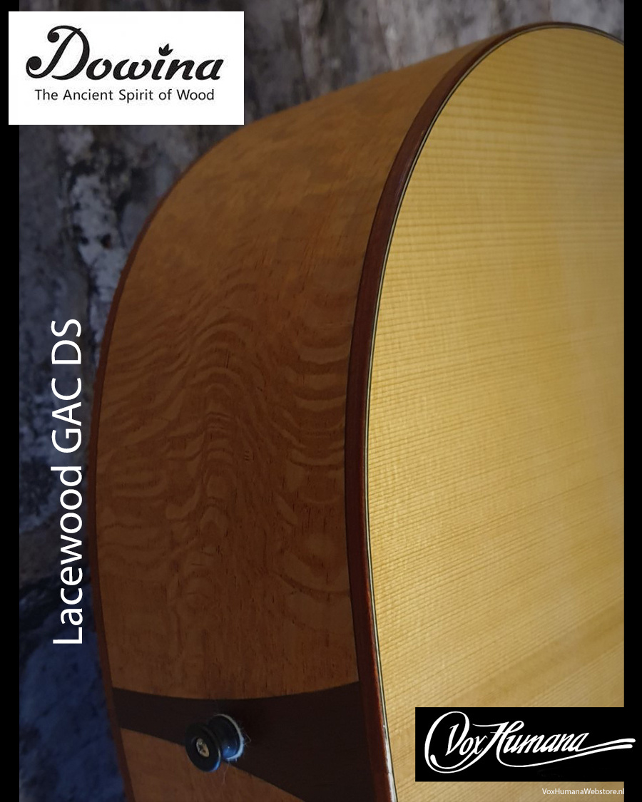 Dowina Lacewood GAC-TDS Acoustic Guitar with case
