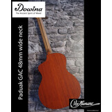 Dowina Paduak GAC-48 Grand Auditorium wide neck/nut 48mm with case