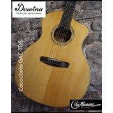 Dowina Cocobolo GAC-TDS Acoustic Guitar with case