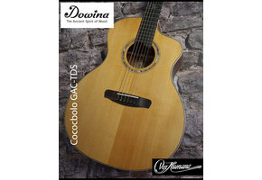 Dowina Cocobolo GAC-TDS Acoustic Guitar with case