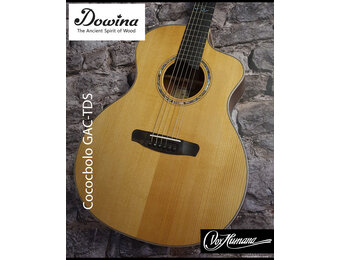 Dowina Cocobolo GAC-TDS Akoestische Gitaar met koffer