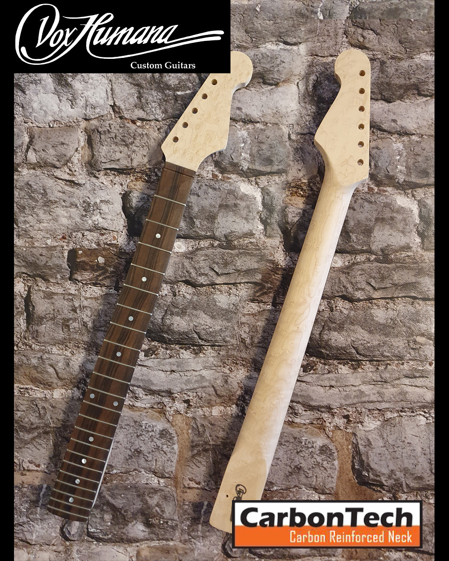 Vox Humana CarbonTech ST Neck Birdeye Maple/Coromandel Ebony
