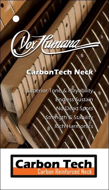 Vox Humana CarbonTech ST Neck Birdeye Maple/Coromandel Ebony