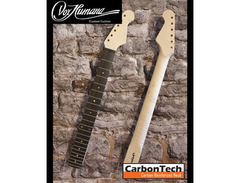 Vox Humana CarbonTech ST Neck Flame Maple/Ebony - Extra breed