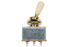 LP toggle switch closed model gold