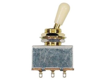 LP toggle switch closed model gold