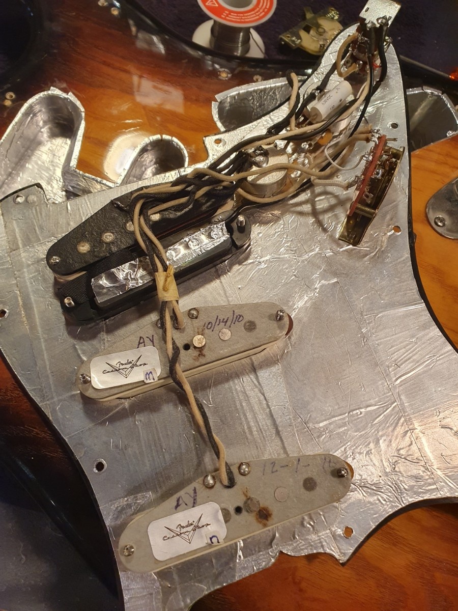 Harry Fuhler Custom Build Stratocaster w/case