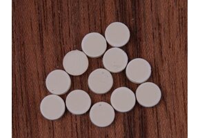 Vintage Clone Clay inlay dots 6,35mm set/12