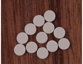 Vintage Clone Clay inlay dots 6,35mm set/12