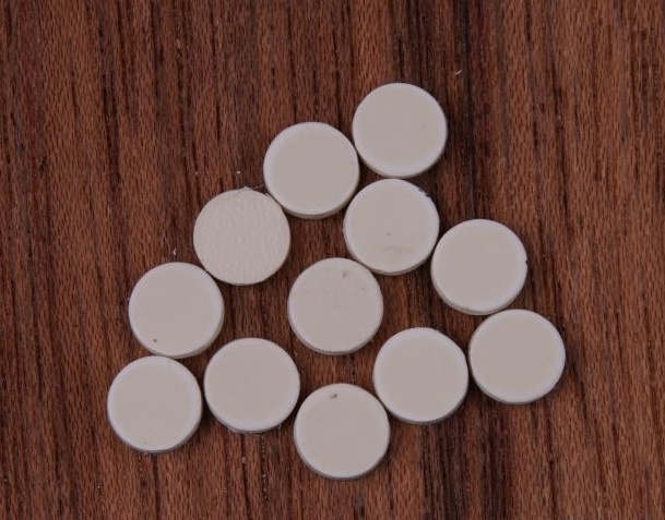 Vintage Clone Clay inlay dots 6,35mm set/12