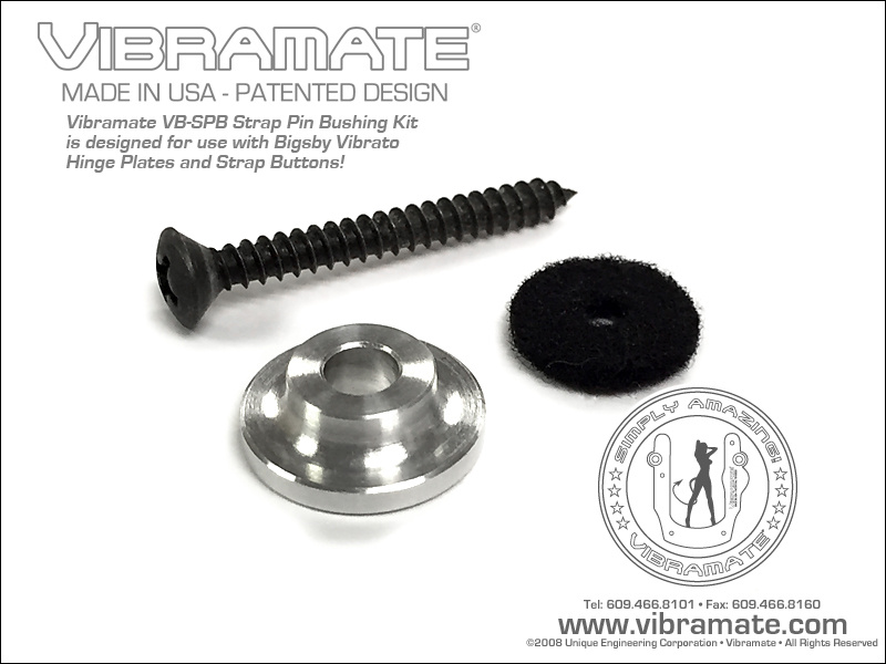 Vibramate strap pin bushing kit aluminium