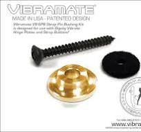 Vibramate strap pin bushing kit brass