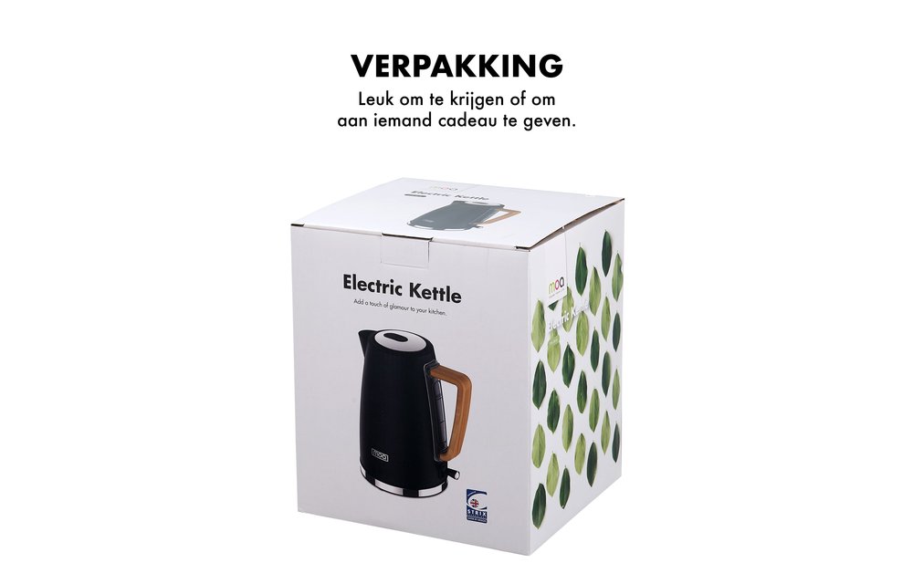 MOA Waterkoker 1.7 liter Modern - Elektrisch - EK1BN