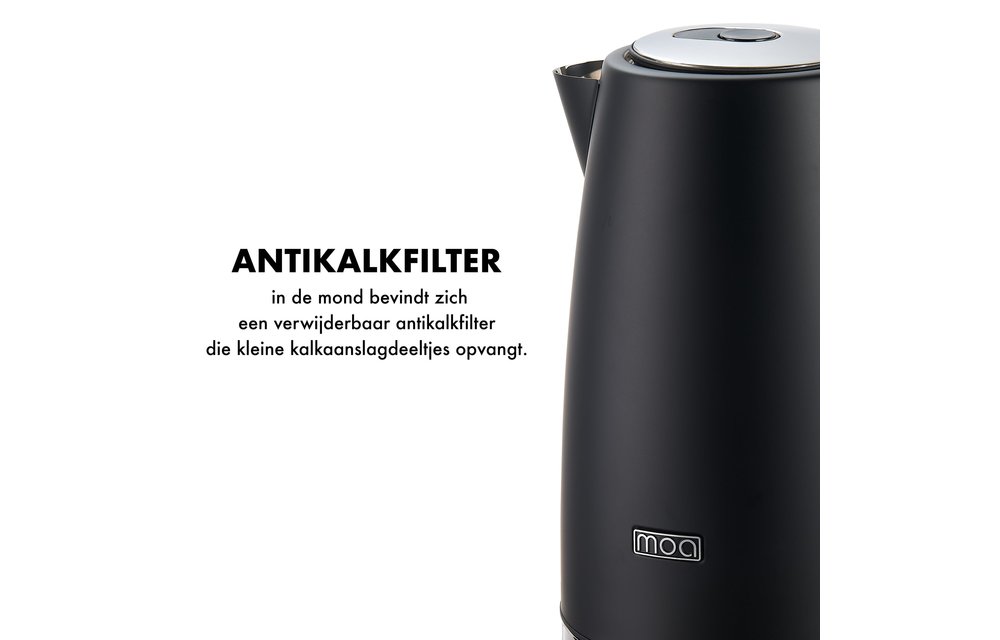 MOA Waterkoker 1.7 liter Modern - Elektrisch - EK1BN