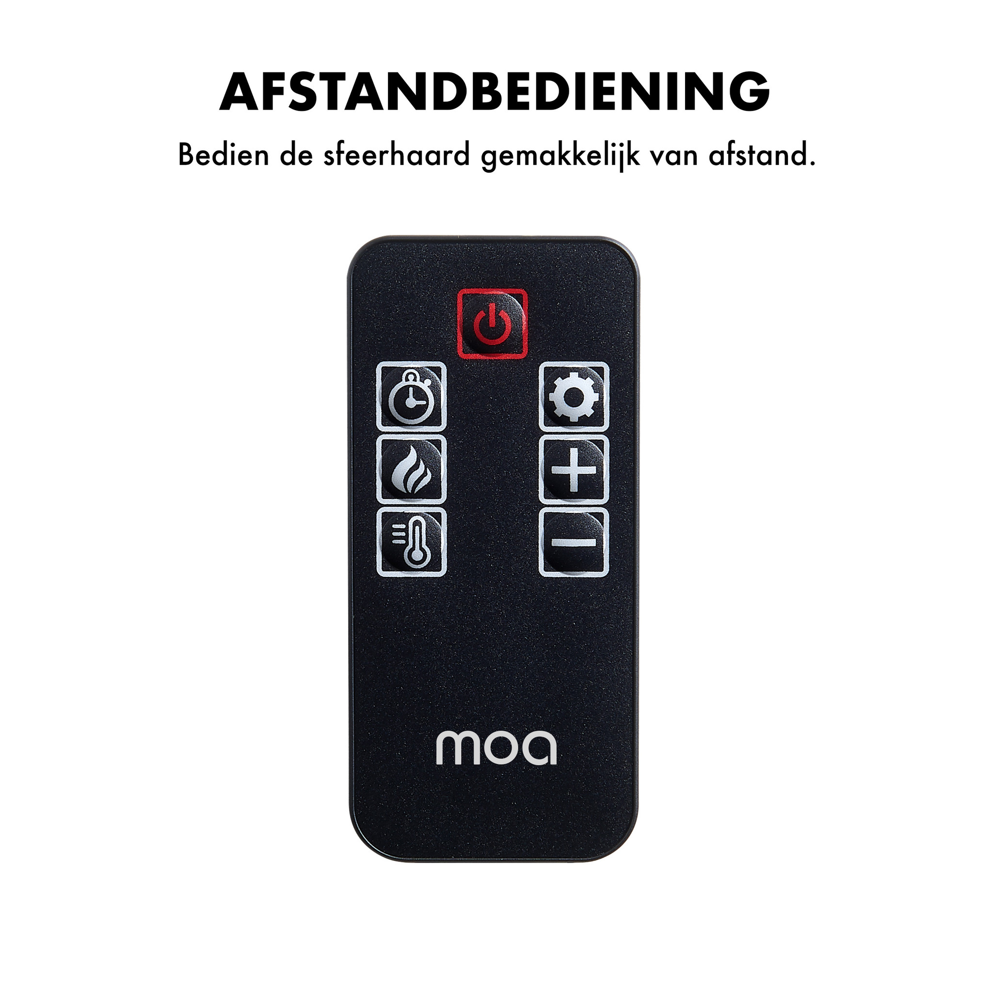 MOA Haard - Sfeerhaard met - Vrijstaand - Mantelhaard - Wit - EF103 - Brandfactory'12 B.V.