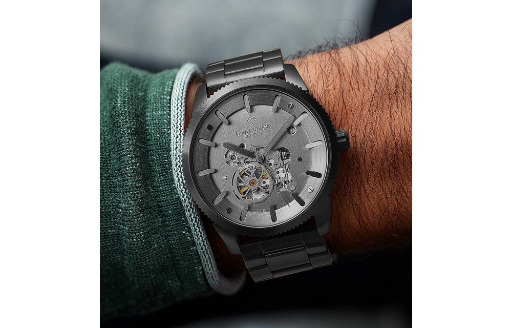 Alpha Sierra Heartbeat B107 - Herenhorloge - Ø 43.5 mm