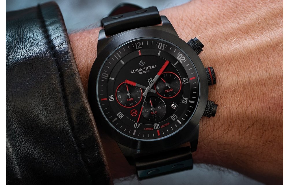 Alpha Sierra Defcon LGM36RL - Herenhorloge - Ø 46 mm - Limited Edition