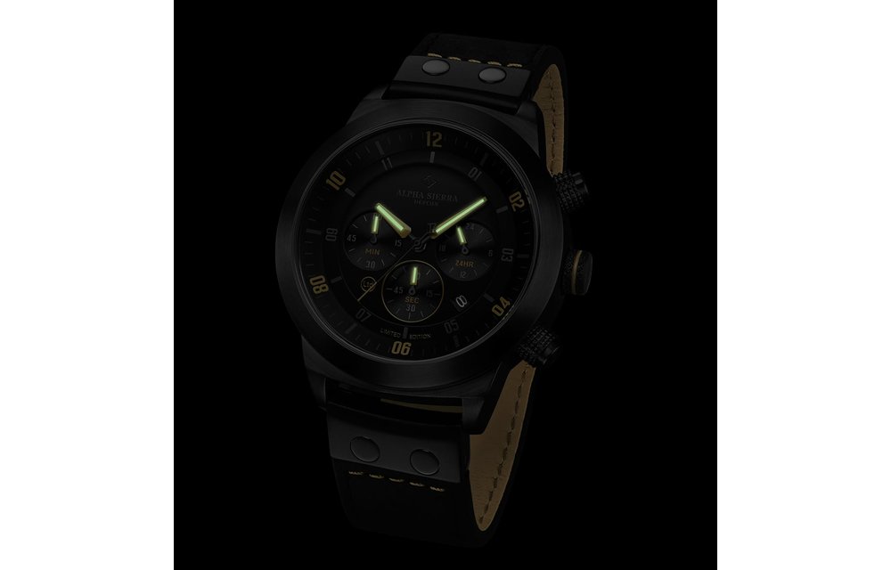 Alpha Sierra Defcon LGM34YL - Herenhorloge - Ø 46 mm - Limited Edition