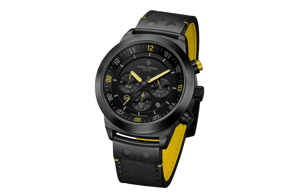 Alpha Sierra Defcon LGM32YL - Herenhorloge - Ø 46 mm - Limited Edition