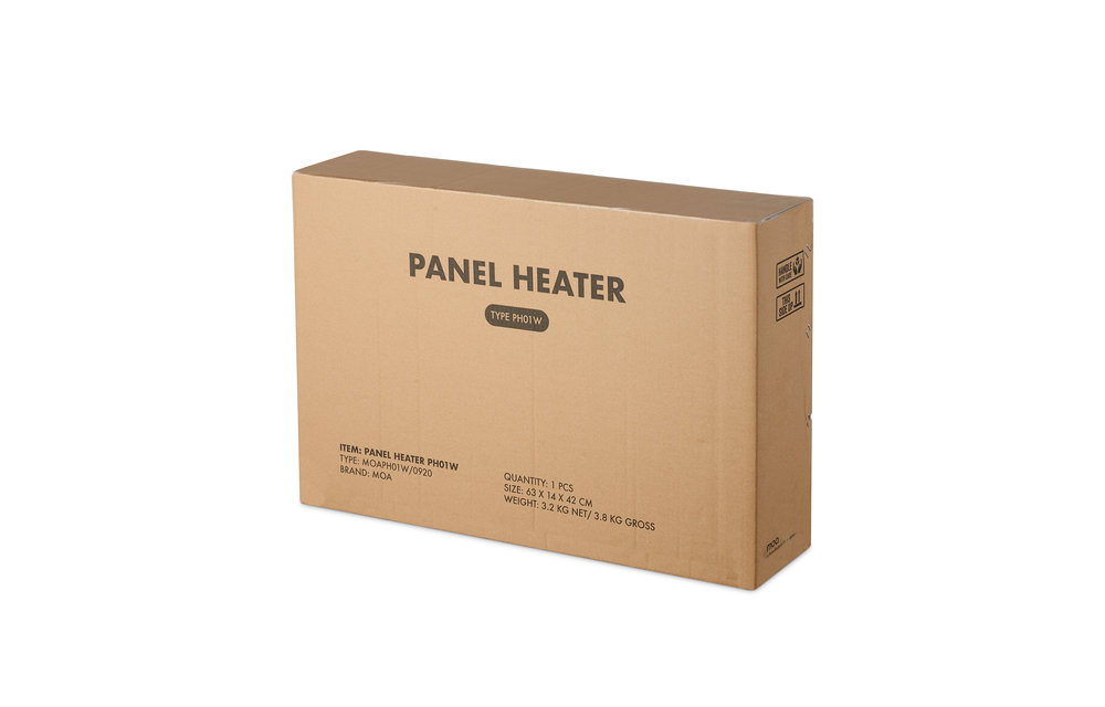 MOA Elektrische Verwarming - Convector kachel - Portable Heater - 2000 watt - PH01W