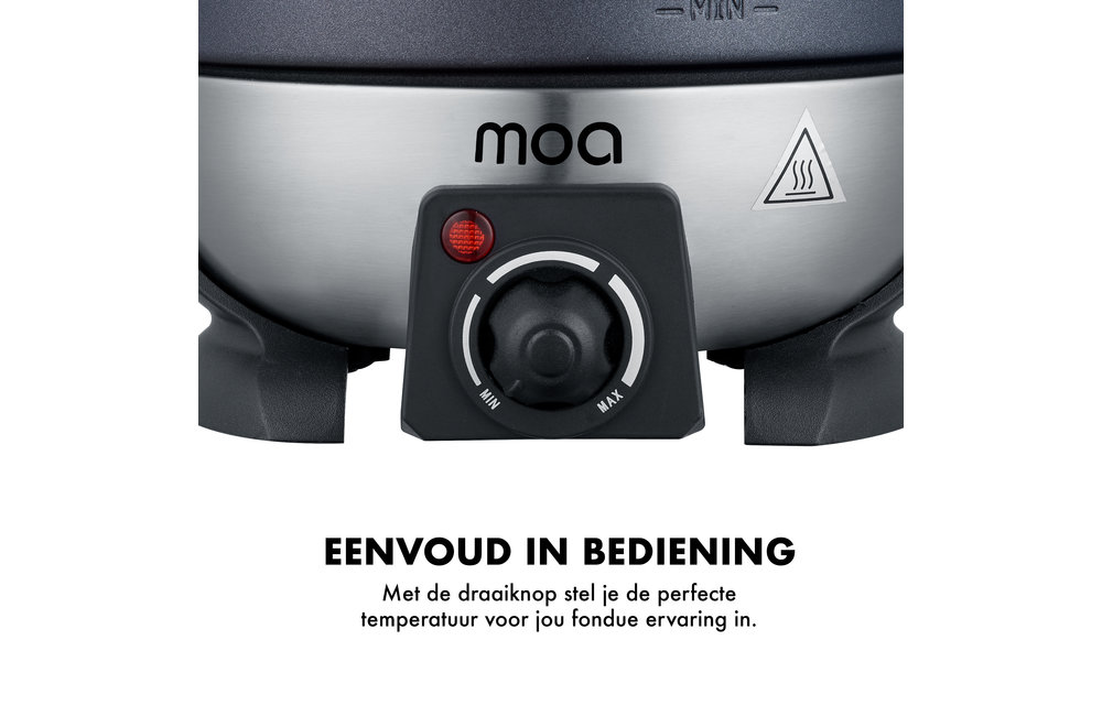 MOA Elektrische Fonduepan - Fondueset - Fondue - FP02S